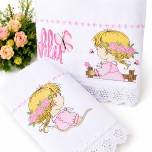 Kit Fraldas Personalizadas Bordadas