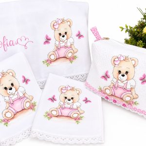 Kit Fraldas Personalizadas + Necessaire